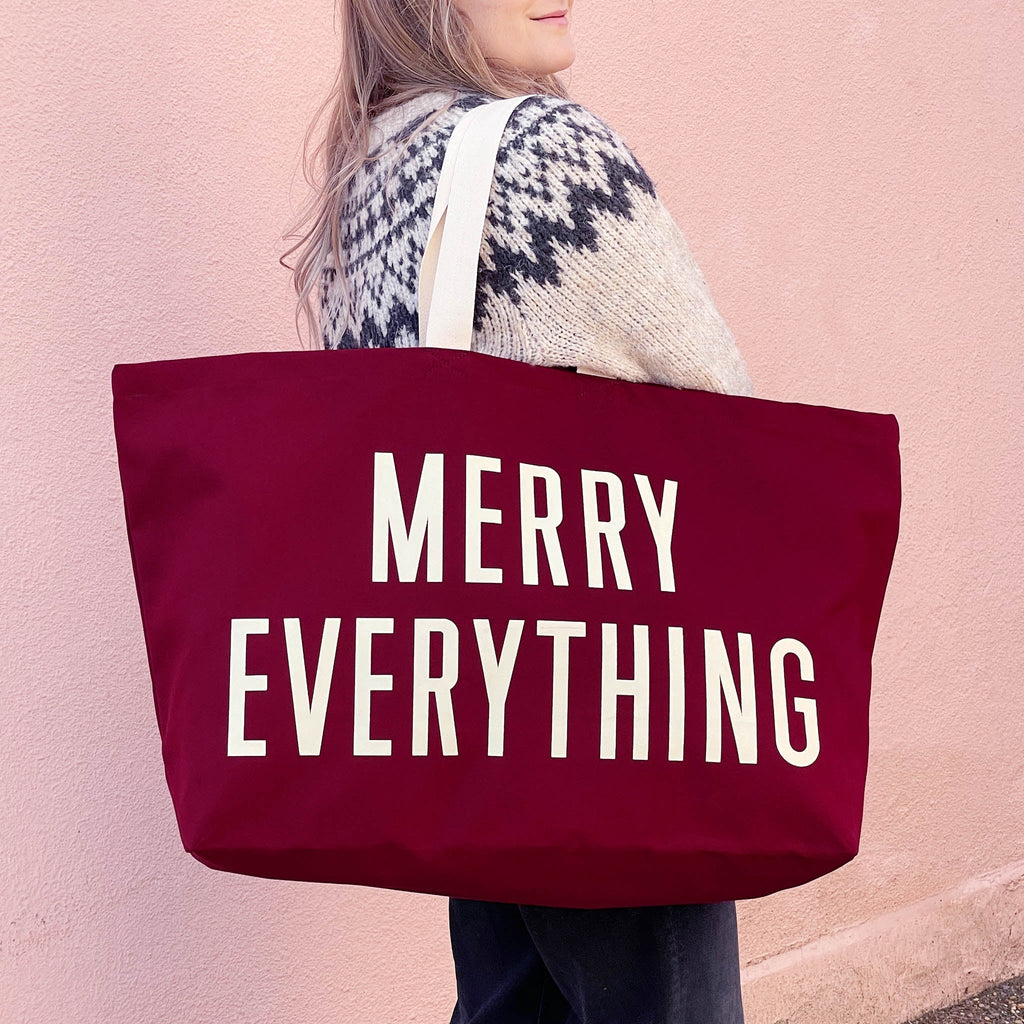 Bag Everything - Merry Burgundy REALLY Big Bag
