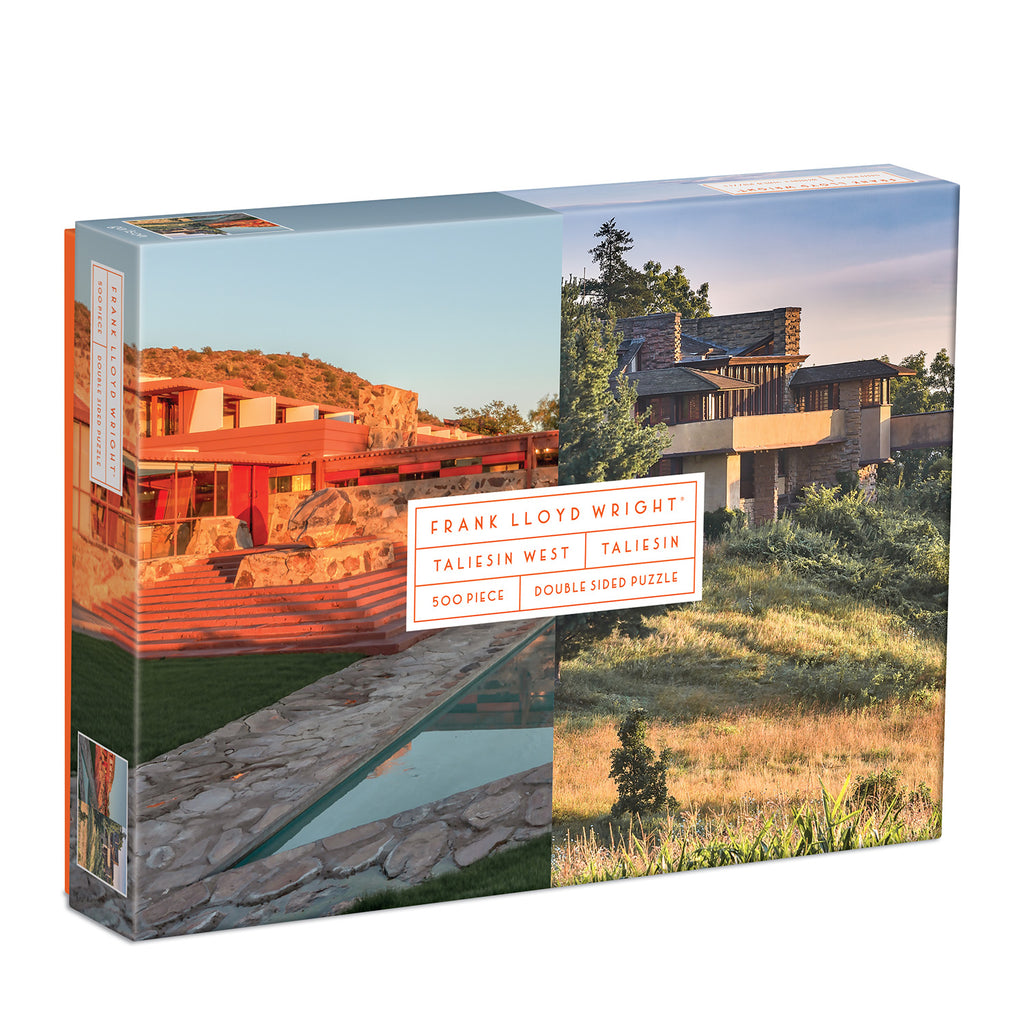 Puzzle Frank Lloyd Wright Taliesin And Taliesin West - 500 Piece Double Sided Jigsaw Puzzle