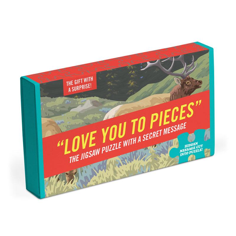 Puzzle Love You To Pieces - Knock Knock Message Puzzle