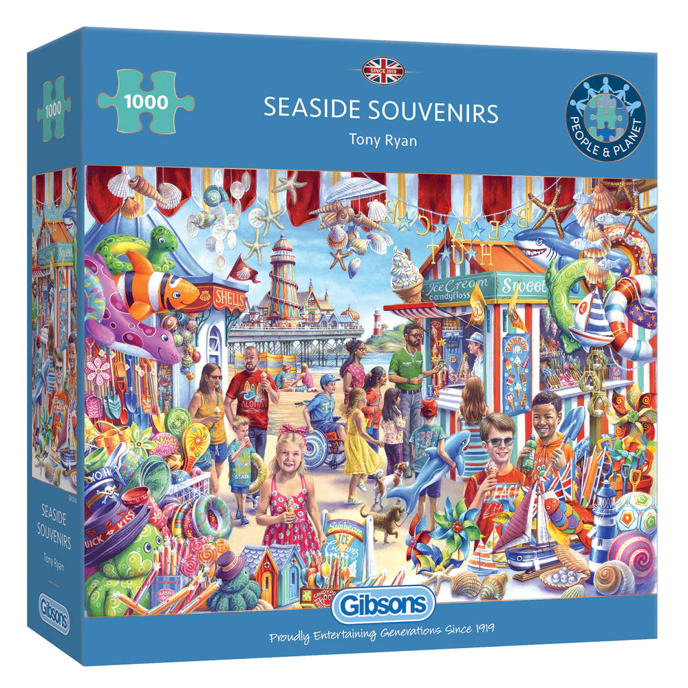 Puzzle Seaside Souvenirs 1000 Piece Jigsaw Puzzle