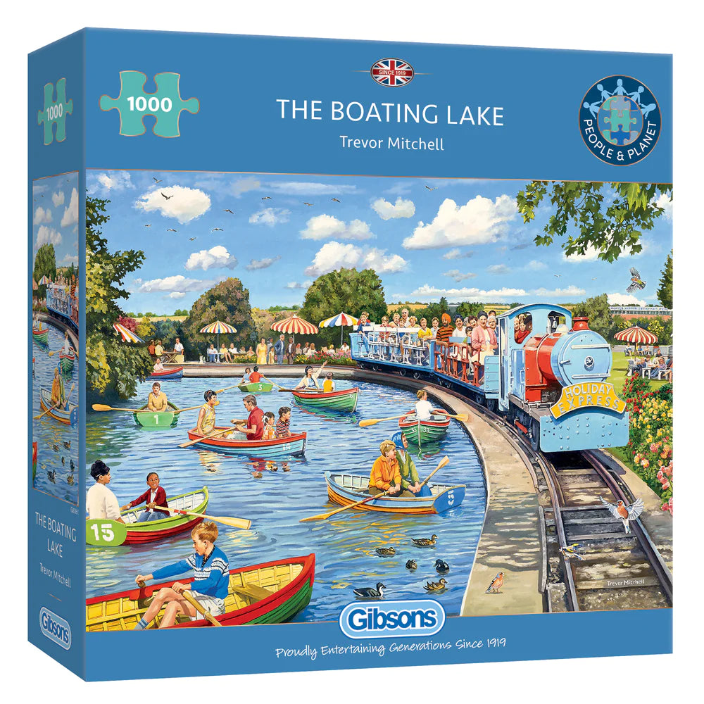 Puzzle The Boating Lake 1000 Piece Jigsaw Puzzle