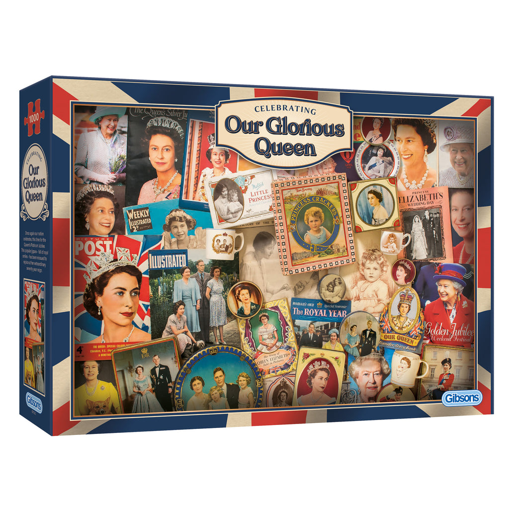 Puzzle Our Glorious Queen 1000 Piece Jigsaw Puzzle