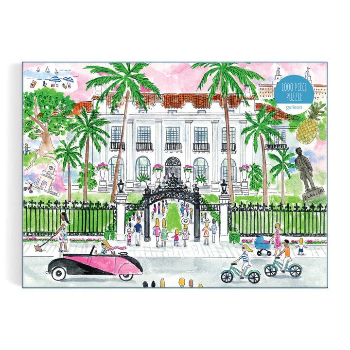Puzzle Michael Storrings: A Sunny Day in Palm Beach - 1000 Piece Puzzle