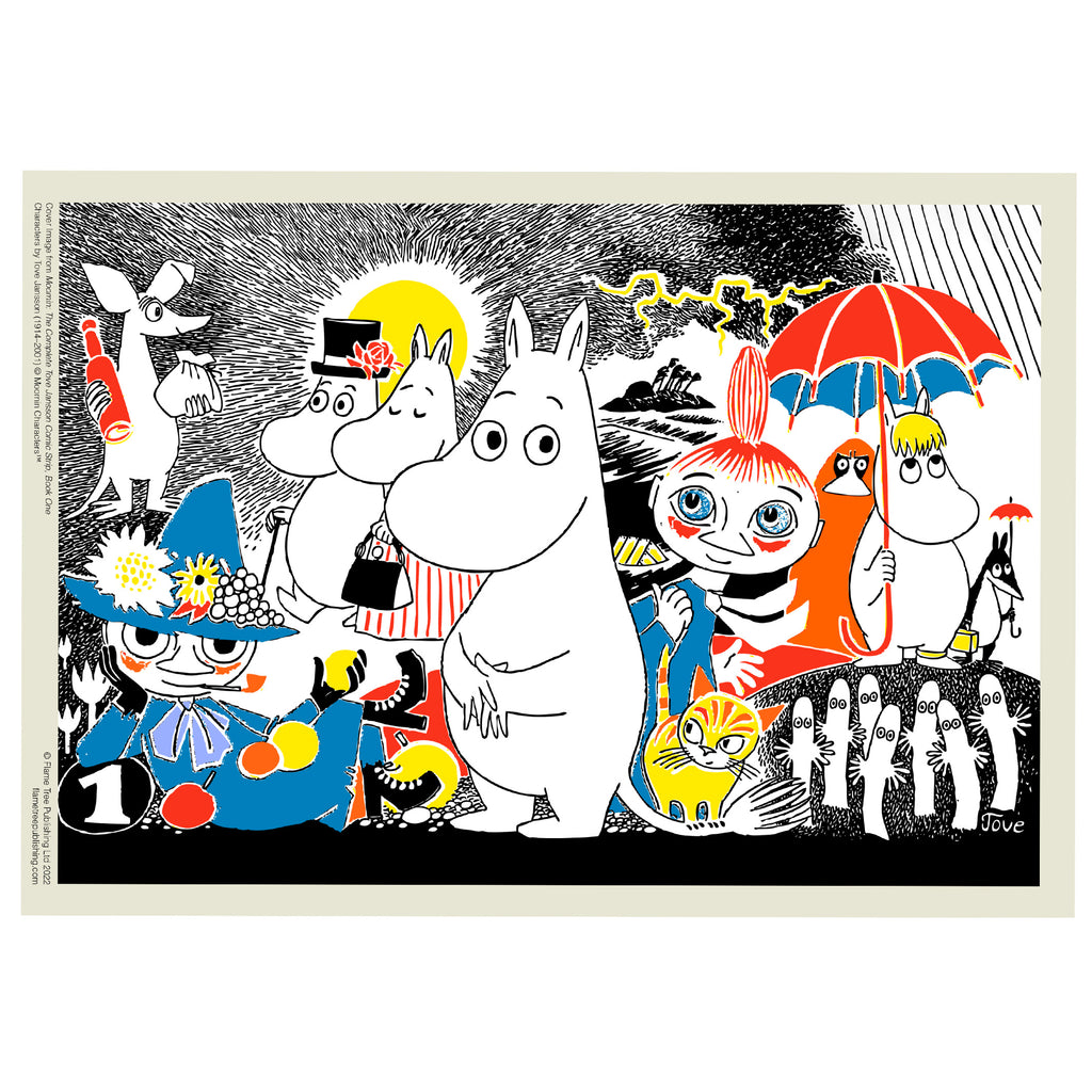 Puzzle Moomin Comic Strip Book One 1000 Piece Jigsaw Puzzle