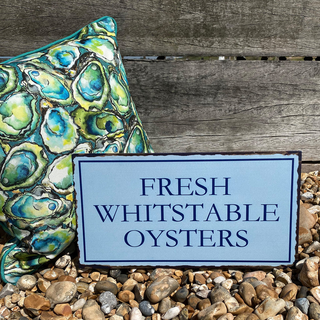 Fresh Whitstable Oysters Sign