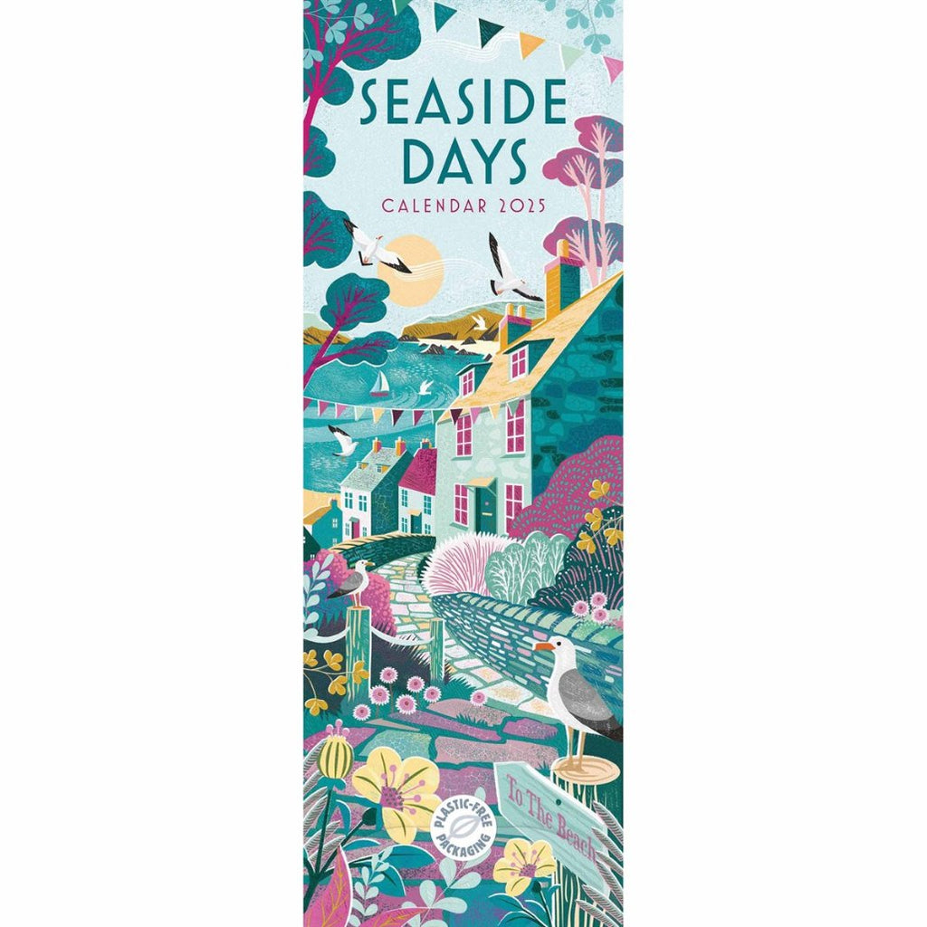 Calendar Seaside Days Slim Calendar 2025