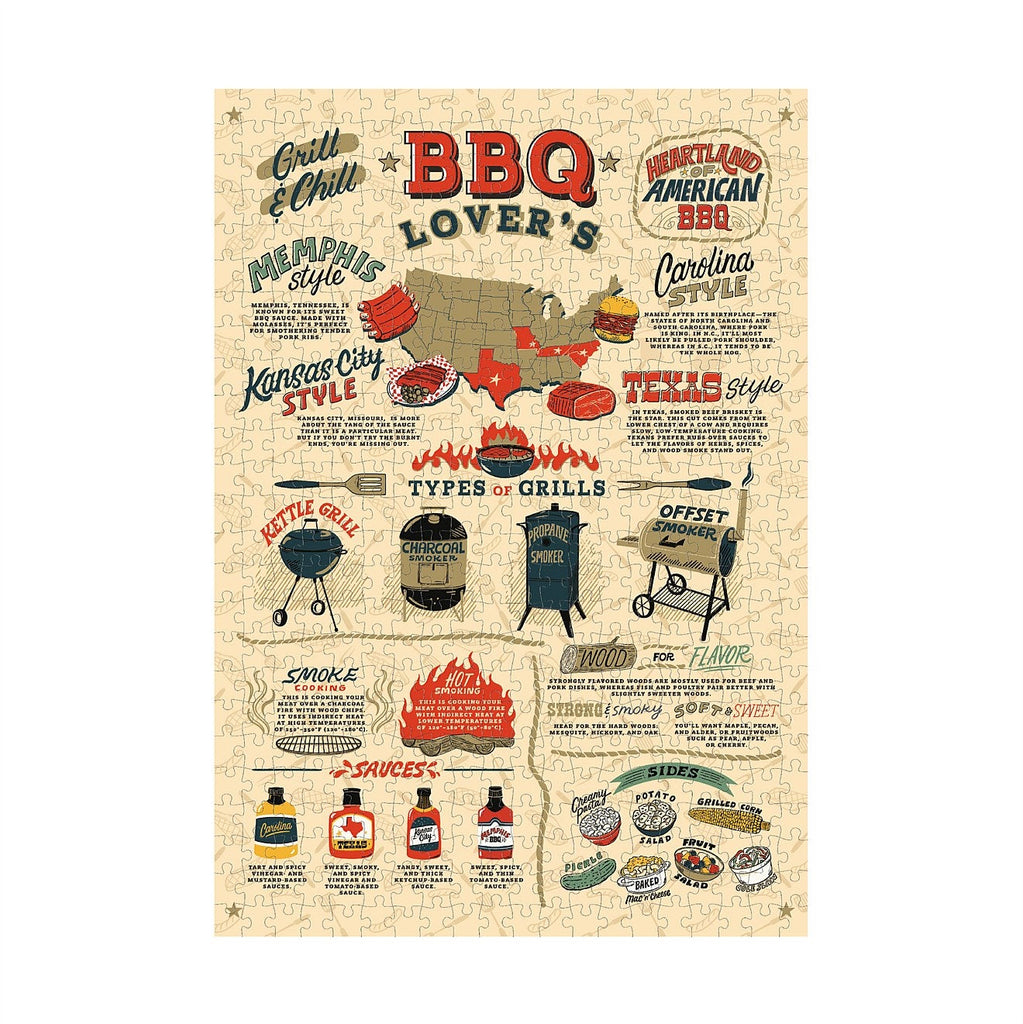Puzzle BBQ Lover's 500 Piece Jigsaw Puzzle