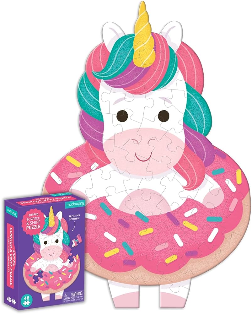 Puzzle Unicorn Sprinkles 48 Piece Scratch And Sniff Puzzle