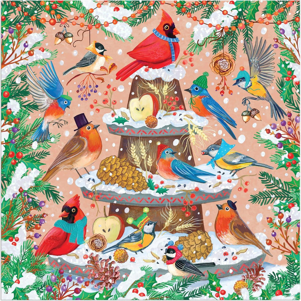 Puzzle Christmas Festive Feathers 500 Piece Jigsaw Puzzle