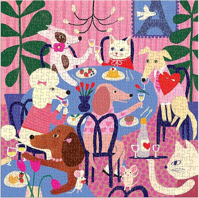 Puzzle Paws For Love 500 Piece Jigsaw Puzzle