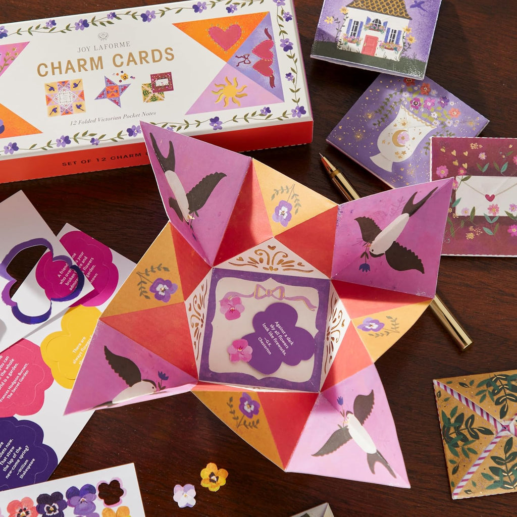 Notecards Writing Paper Joy Laforme Charm Card Set