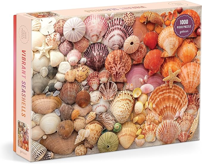Puzzle Vibrant Seashells 1000 Piece Jigsaw Puzzle