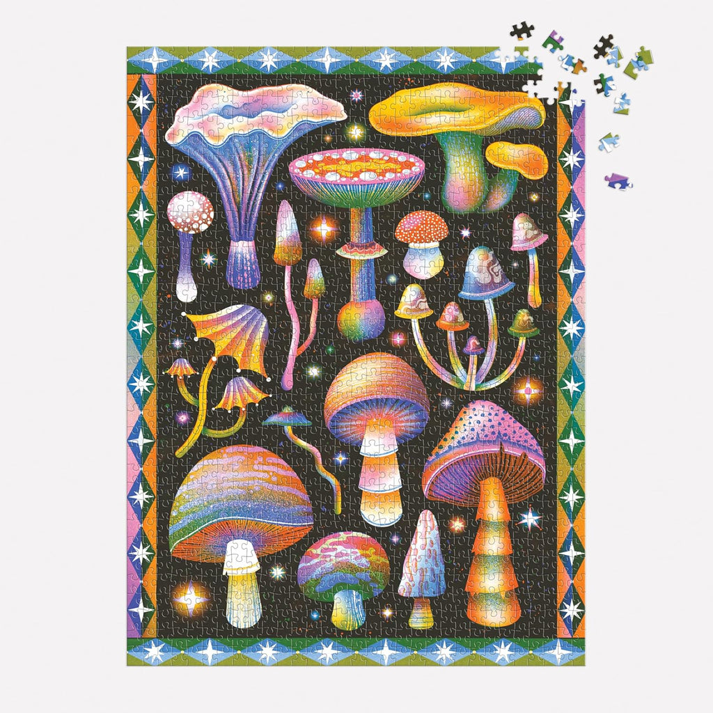 Puzzle Cosmic Mushrooms 1000 Piece Jigsaw Puzzle