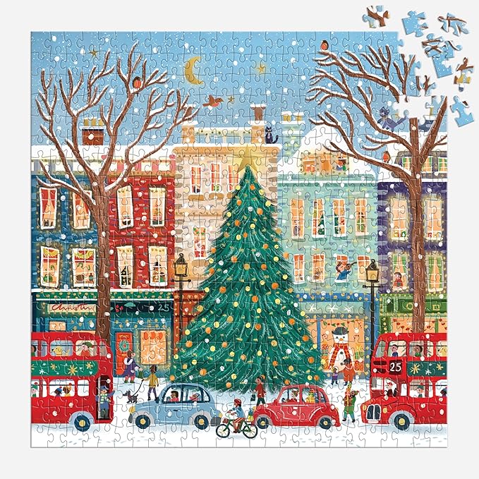 Puzzle Christmas Tinsel City 500 Piece Jigsaw Puzzle