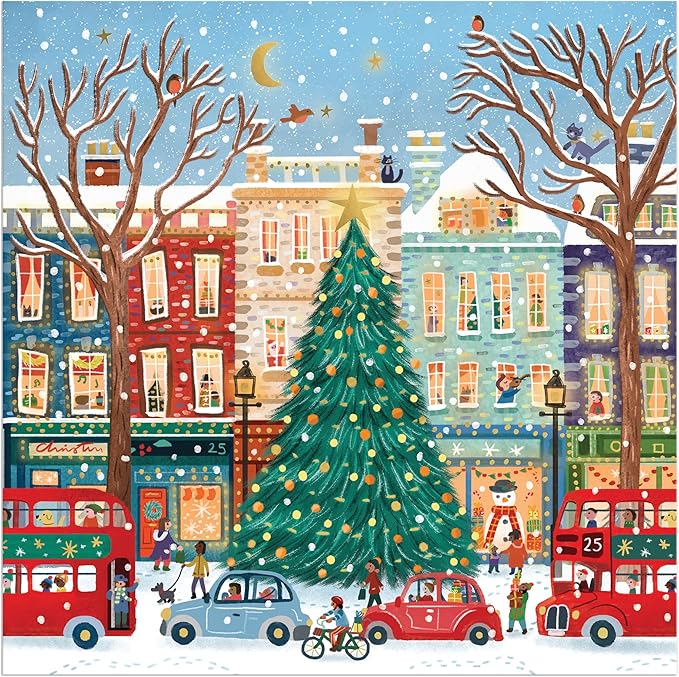 Puzzle Christmas Tinsel City 500 Piece Jigsaw Puzzle