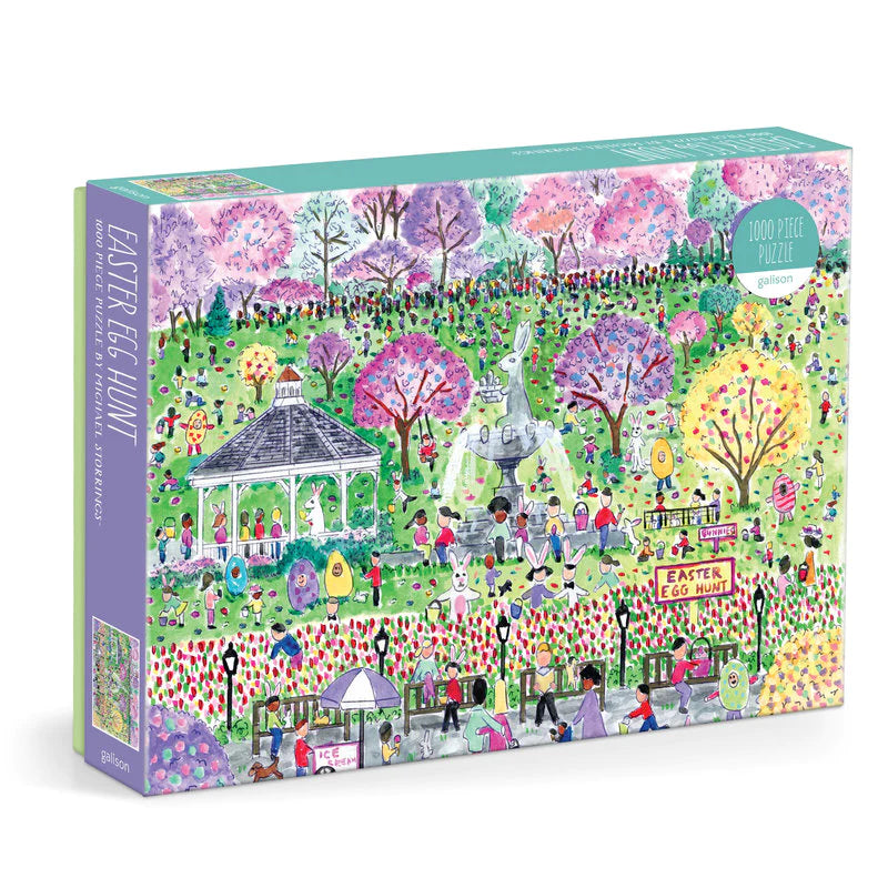 Puzzle Michael Storrings Easter Egg Hunt 1000 Piece Jigsaw Puzzle