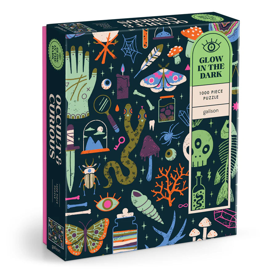Puzzle Occult And Curious Glow In The Dark 1000 Piece Jigsaw Puzzle