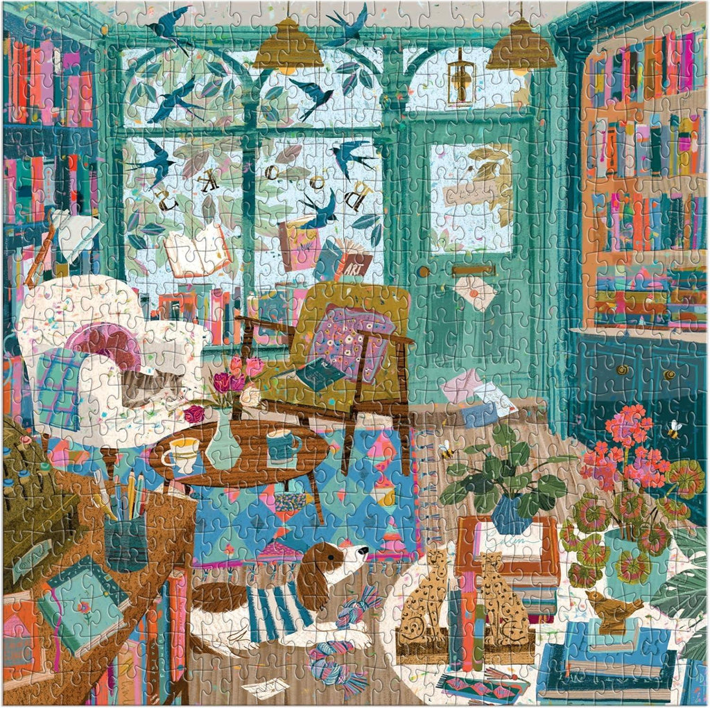 Puzzle Bookshop Afternoon 500 Piece Jigsaw Puzzle