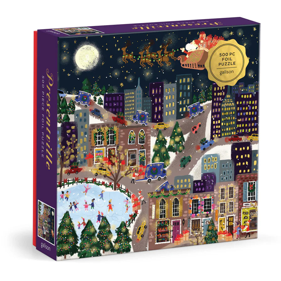 Puzzle Christmas Joy Laforme Presentville 500 Piece Jigsaw Puzzle