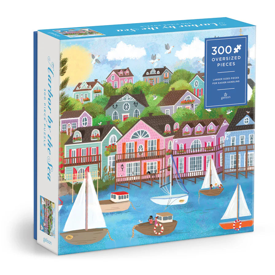 Puzzle Joy Laforme Harbor By The Sea 300 Piece Jigsaw Puzzle