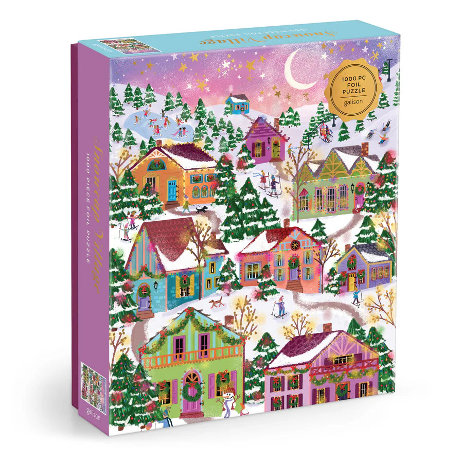 Puzzle Joy Laforme Snowcap Village 1000 Piece Jigsaw Puzzle