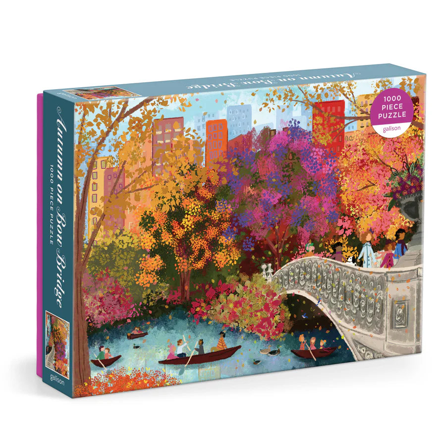 Puzzle Joy Laforme Autumn On Bow Bridge 1000 Piece Jigsaw Puzzle