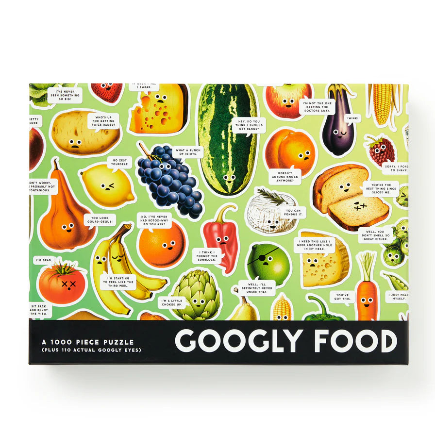 Puzzle Googly Food 1000 Piece Jigsaw Puzzle