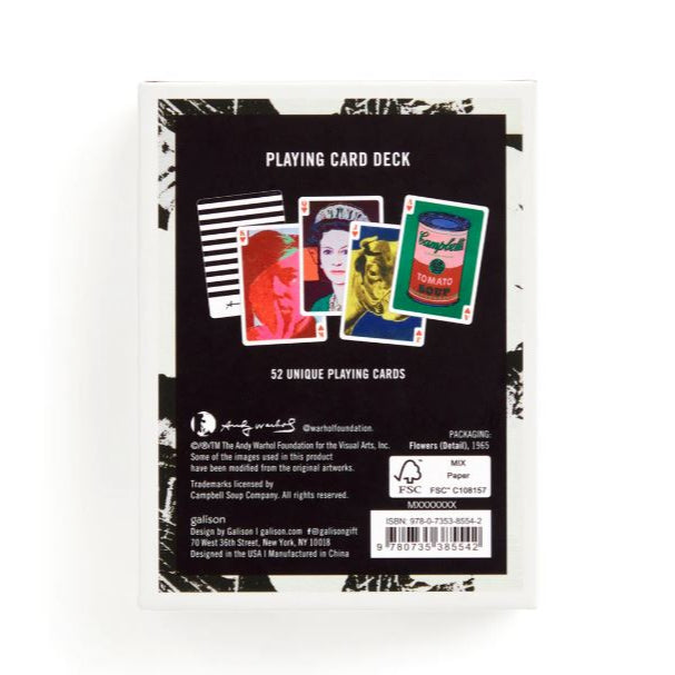 Cards Warhol Pop Art Playing Card Deck