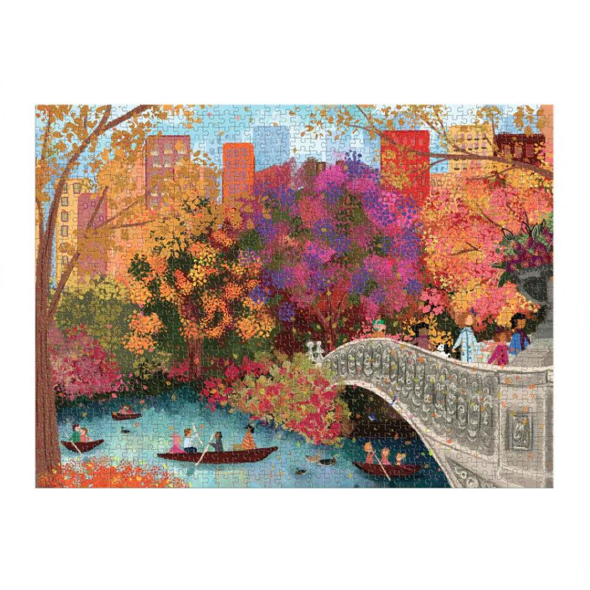 Puzzle Joy Laforme Autumn On Bow Bridge 1000 Piece Jigsaw Puzzle
