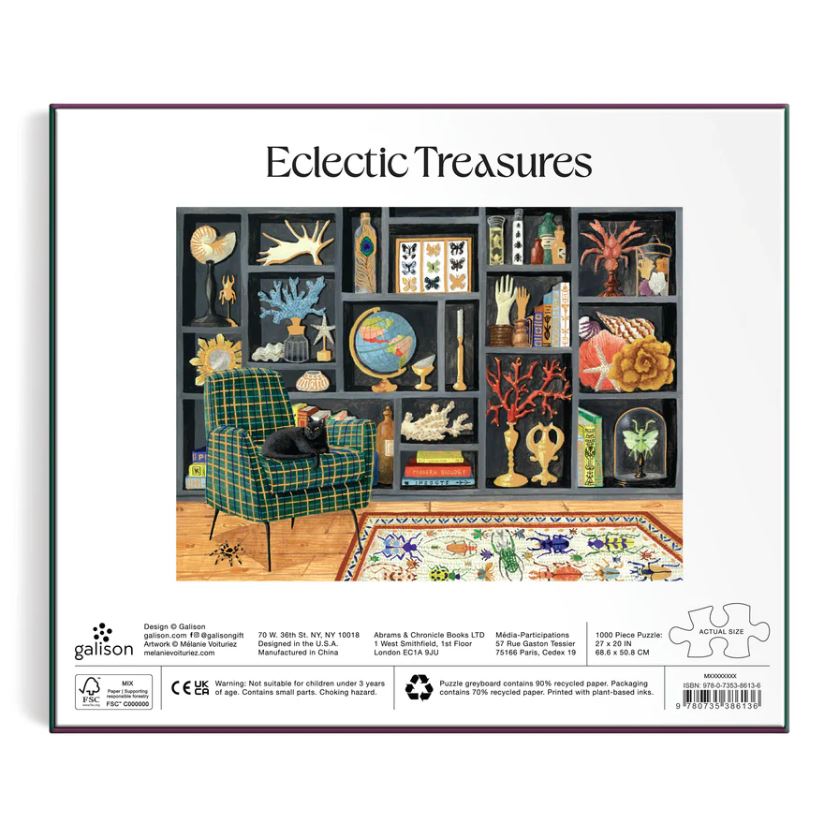Puzzle Eclectic Treasures 1000 Piece Jigsaw Puzzle