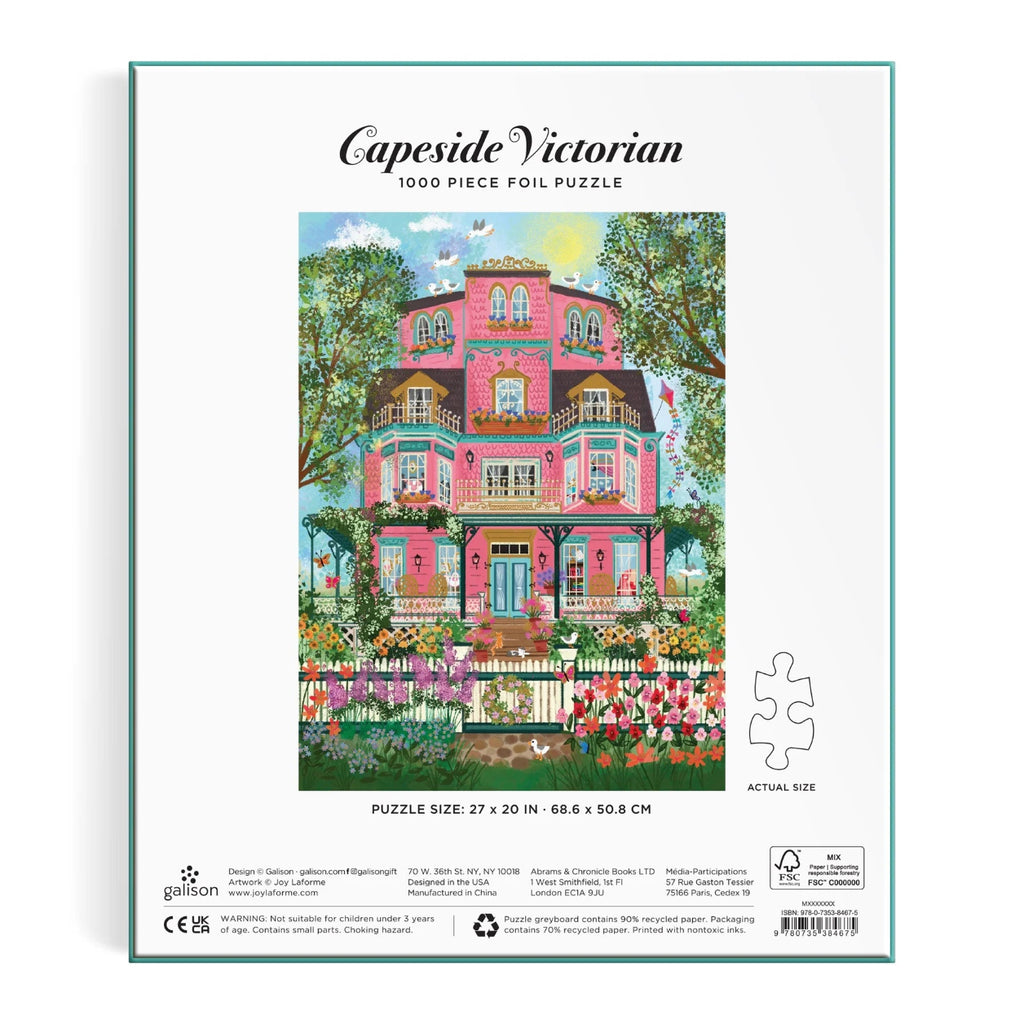 Puzzle Joy Laforme Capeside Victorian 1000 Piece Jigsaw Puzzle