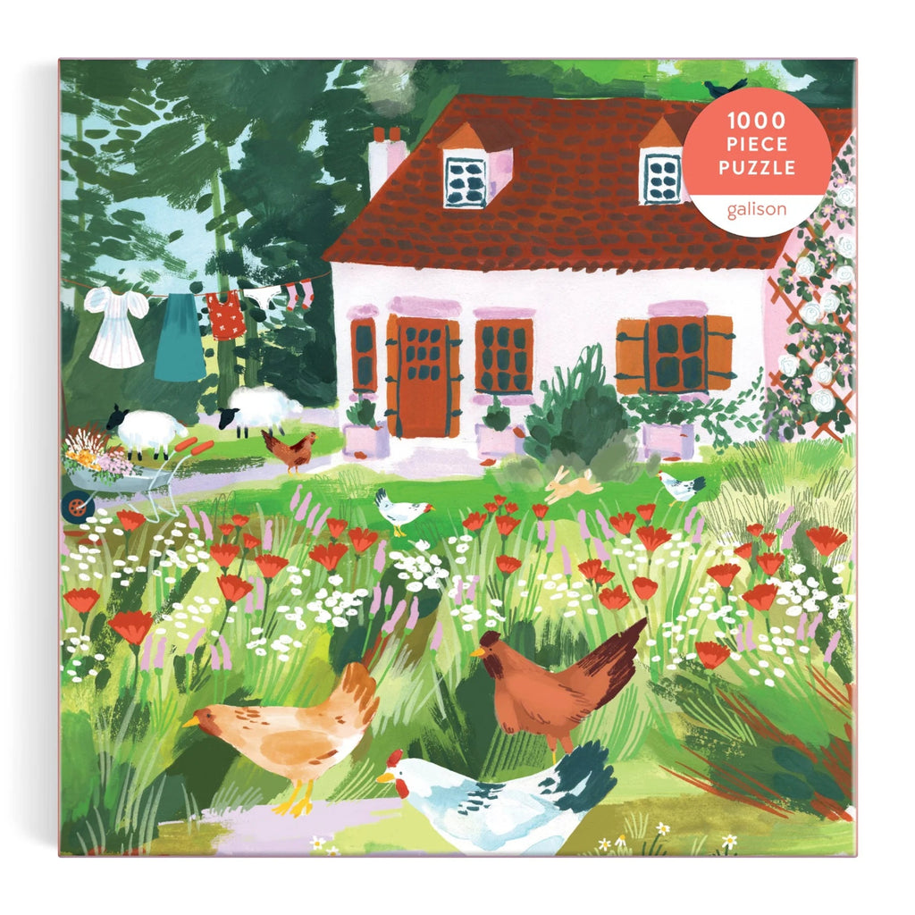 Puzzle Cottage Wildflowers 1000 Piece Jigsaw Puzzle