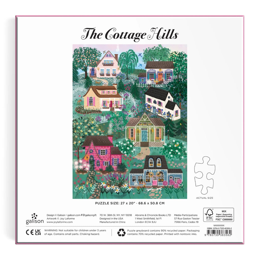 Puzzle Joy Laforme The Cottage Hills 1000 Piece Jigsaw Puzzle