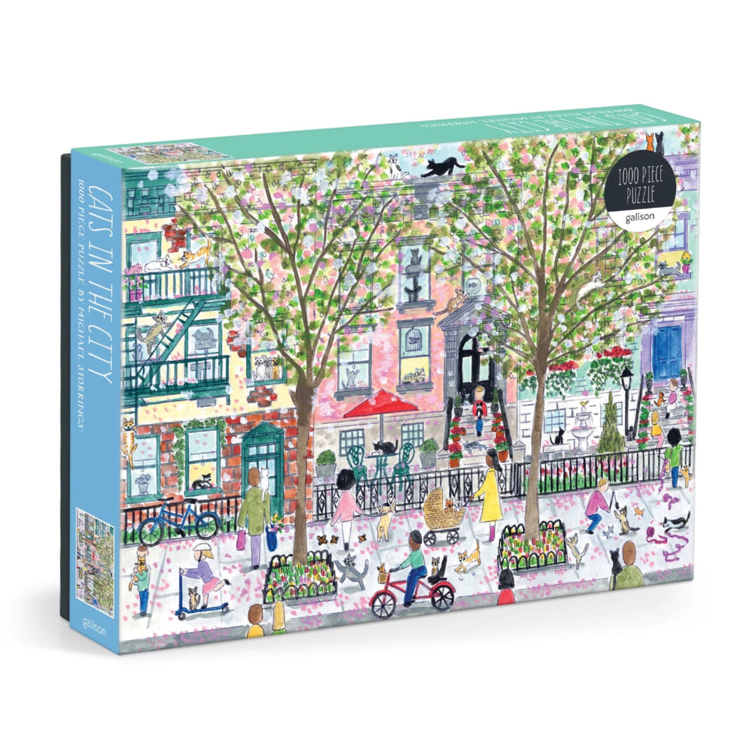 Puzzle Michael Storrings Cats In The City 1000 Piece Jigsaw Puzzle