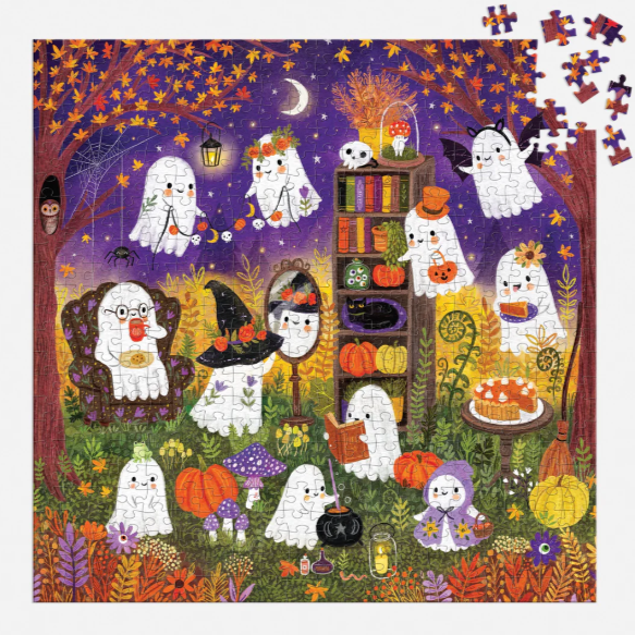 Puzzle Ghostly Gathering 500 Piece Jigsaw Puzzle