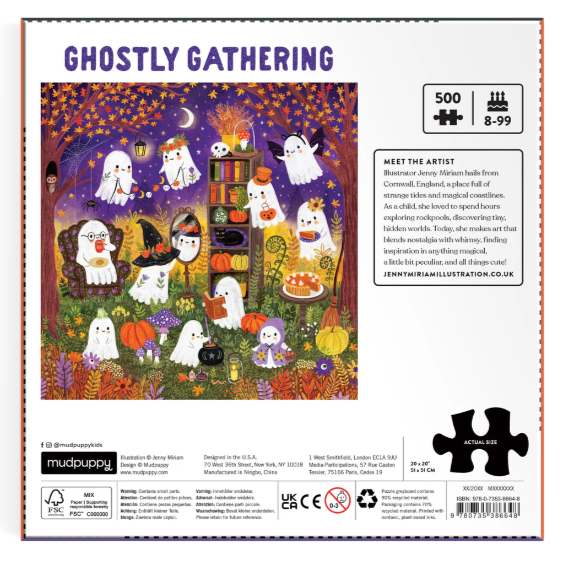 Puzzle Ghostly Gathering 500 Piece Jigsaw Puzzle