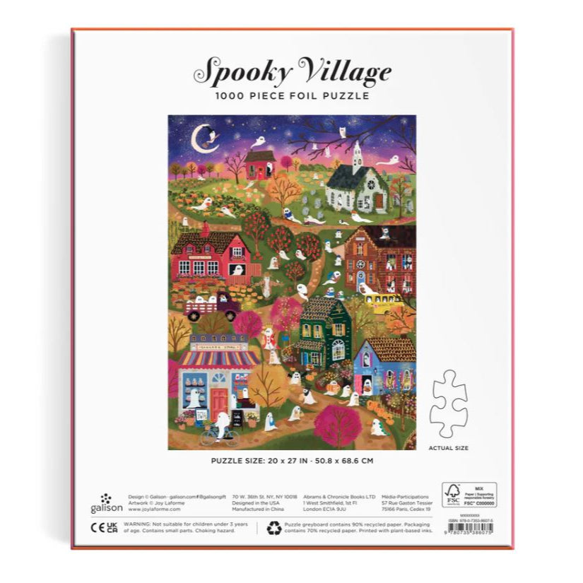 Puzzle Joy Laforme Spooky Village 1000 Piece Jigsaw Puzzle