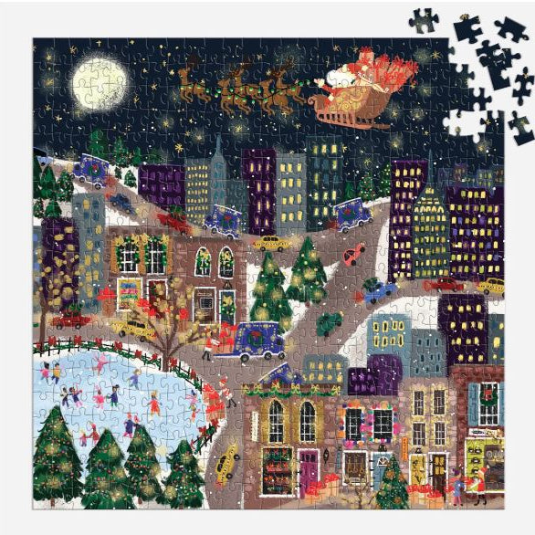 Puzzle Christmas Joy Laforme Presentville 500 Piece Jigsaw Puzzle