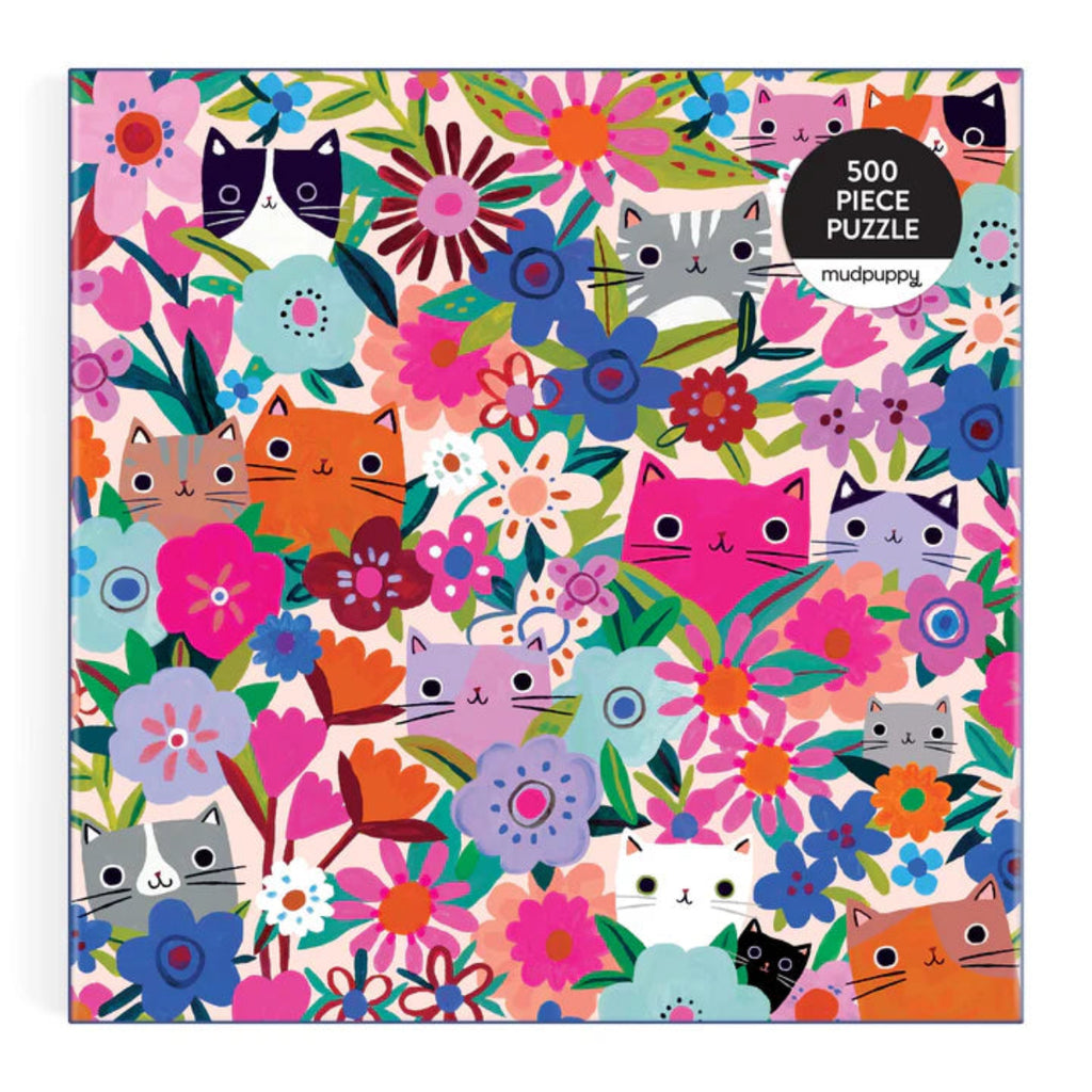 Puzzle Blooming Cats 500 Piece Jigsaw Puzzle