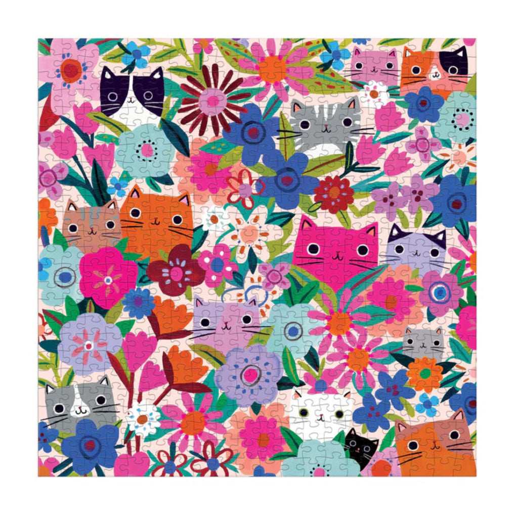 Puzzle Blooming Cats 500 Piece Jigsaw Puzzle