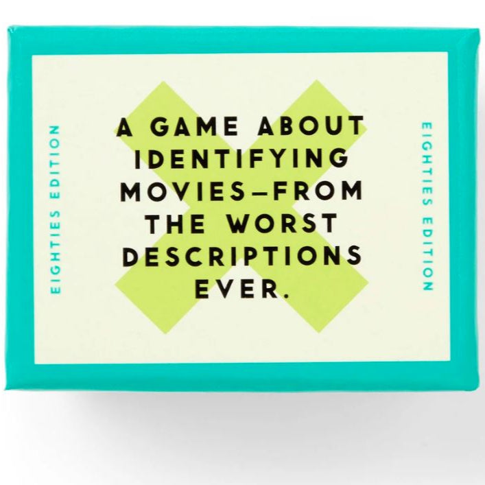 Game Mini Poorly Explained Movies 80s Edition
