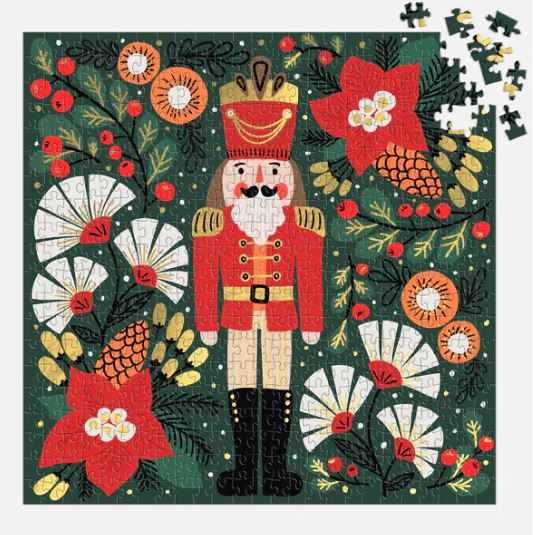 Puzzle Christmas Merry Nutcracker 500 Piece Jigsaw Puzzle