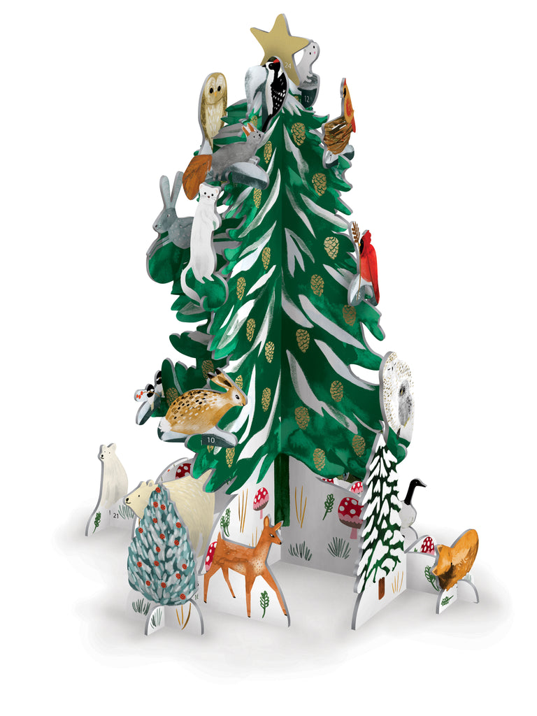 Christmas Advent Calendar Roger La Borde Pop & Slot Advent Calendar Conifer