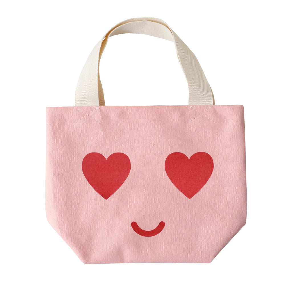 Bag Tote Mini Little Pink Bag Heart Eyes