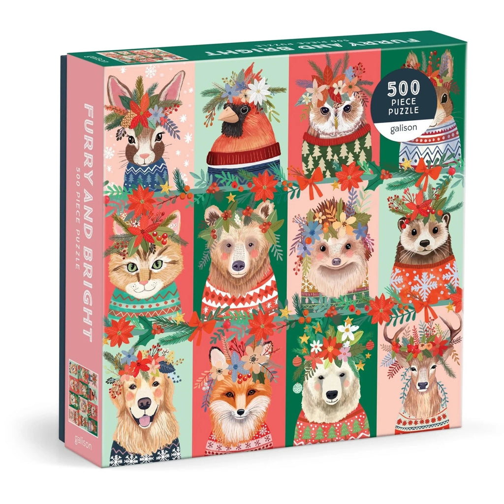 Puzzle Furry And Bright 500 Piece Puzzle