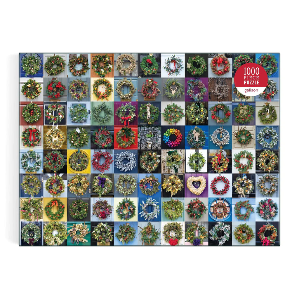 Puzzle Christmas Handmade Wreaths 1000 Piece Jigsaw Puzzle