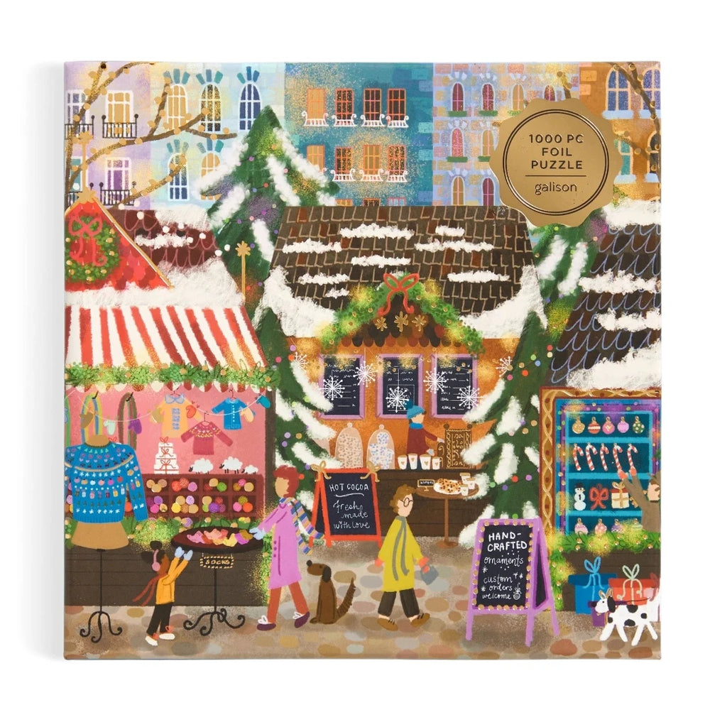 Puzzle Joy Laforme Merry Market 1000 Piece Foil Puzzle