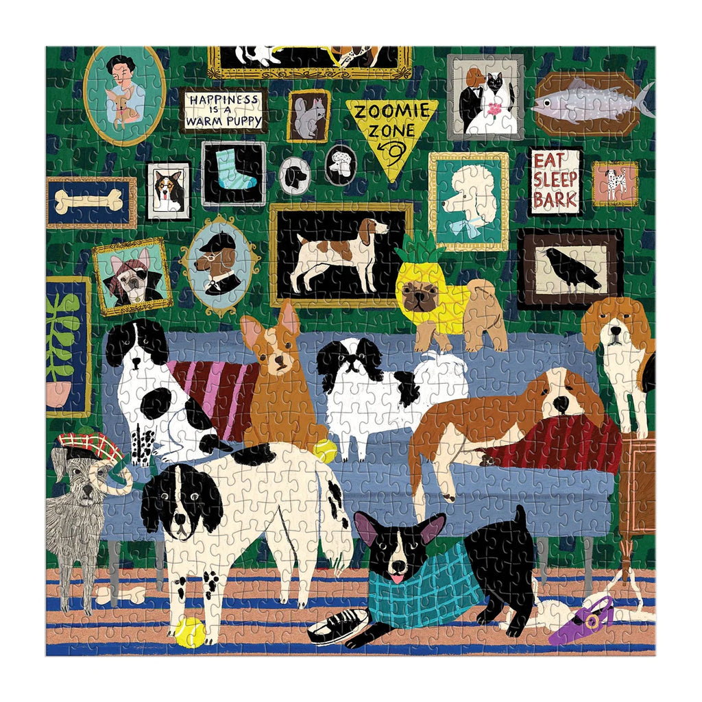 Puzzle Lounge Dogs 500 Piece Jigsaw Puzzle