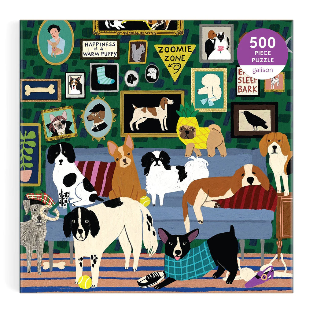 Puzzle Lounge Dogs 500 Piece Jigsaw Puzzle