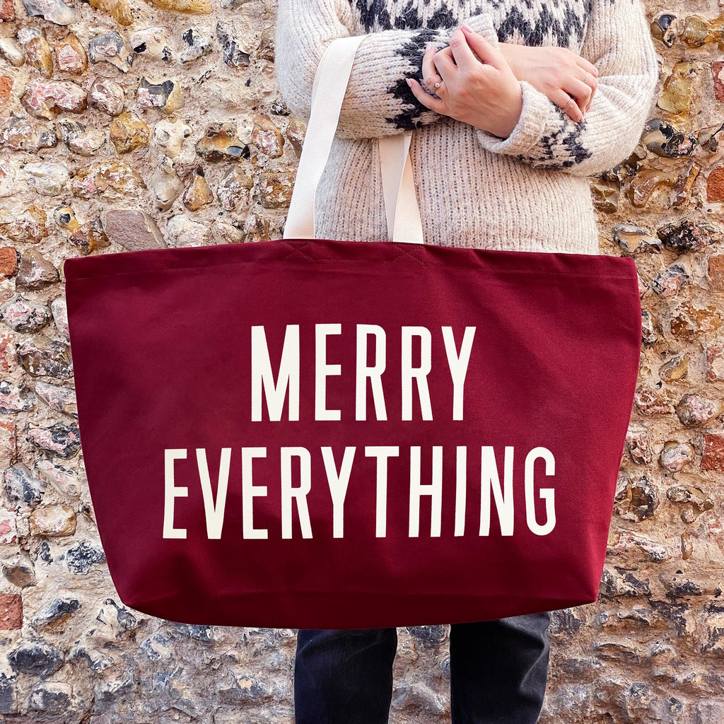 Bag Merry Everything - Burgundy REALLY Big Bag